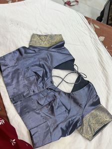 Elegant Lavender Silk Saree