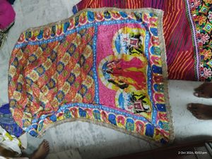 Bohemian Embroidered Ethnic Skirt with dupatta