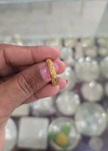 Elegant silver Gold plated Ring with Intricate Des