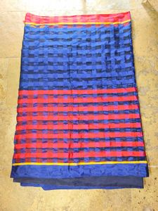 Vibrant Checkered Silk Saree