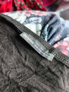 I. Black Halter Neck Crop Top