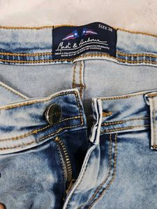 Acid Wash Skinny Jeans