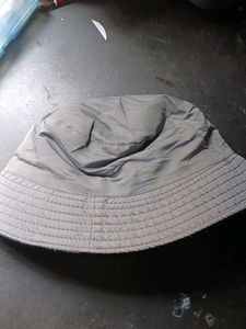Unisex reversible Grey and black Bucket Hat
