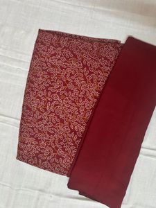 Maroon Fabric - Kurta/Suit Material