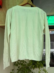 Cream Colored Long Sleeve Sweater