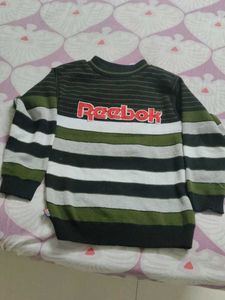 Reebok Kids Striped Sweatshirt
