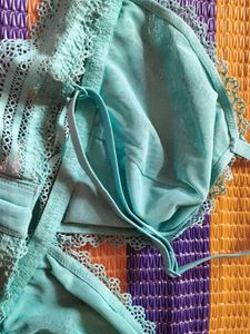 Teal Lace Bralette
