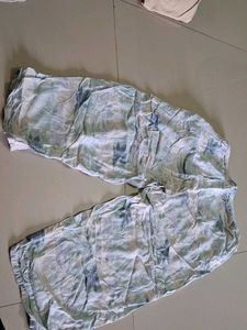 Light Blue Floral Pants