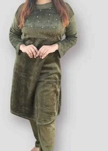 Cozy Fluffy Pajama Set