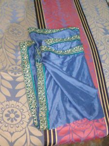 teal colour used duppata