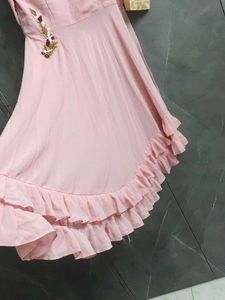 Elegant Pink Embroidered indo-western