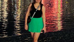 Green Mini Skirt