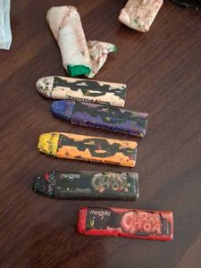 6 face painting crayons