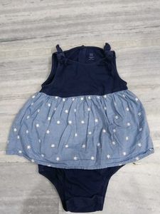 Gap Baby Girl Star Print Romper