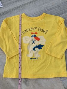 Cute Yellow Koala Long Sleeve Shirt