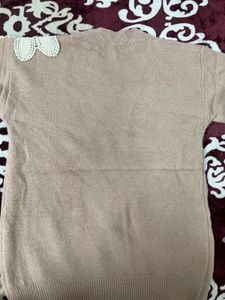 Floral Crochet Knit Sweater