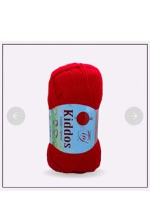 Bright Yellow and Red Yarn for Kiddos