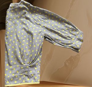 Yellow Polka Dot Top