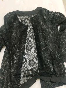 Elegant Black Lace Top