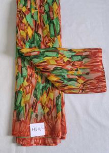 multi color Geometric print saree