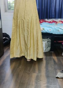 Long Skirt Golden Colour