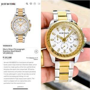 VERSACE GRECA ACTION – ICONIC LUXURY CHRONOGRAPH E