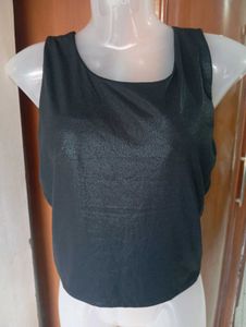 Sparkly Black Tank Top