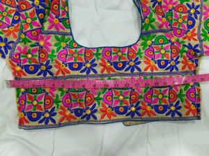 Vibrant Embroidered Ethnic Blouse
