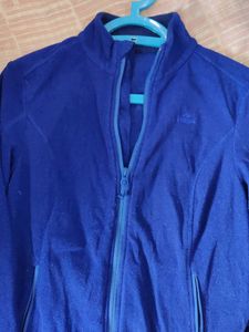 Decathlon Blue Fleece Zip-Up Jacket