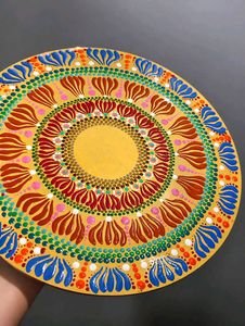 Hand-Painted Mandala Wall Art
