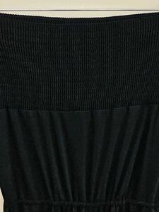 Splash Chic Black Strapless Jumpsuit