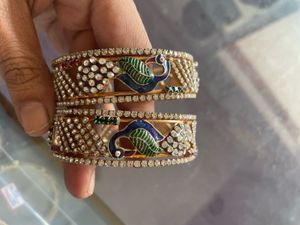Stunning Peacock Design Bangles