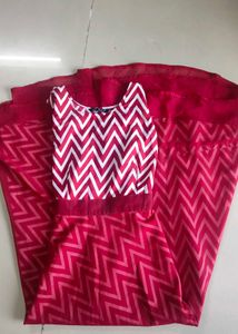 Chic Chevron Print Dress