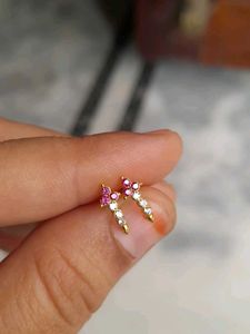Exquisite Gemstone Stud Earrings