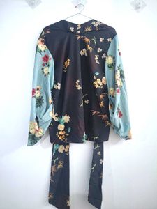 Boho Floral Kimono Jacket