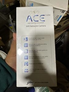 Ace Cube Wifi Network Camera Sealed Pack Unused