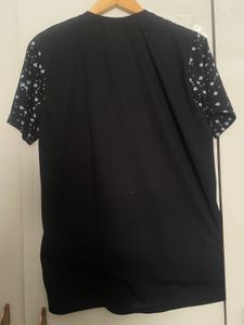 Men's Black Graphic T-Shirt