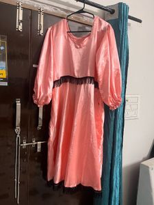 Pink Fringe Dress