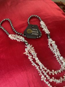 Elegant Layered Crystal Necklace