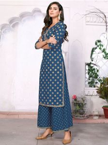 SANISA Women Viscose Kurta Set