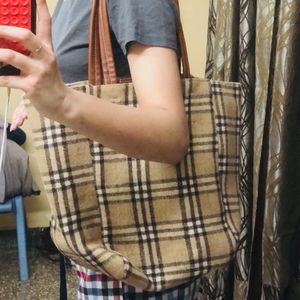SALE‼️Y2k Classic Plaid Tote Bag