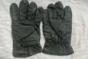 Genuine Leather Winter Gloves