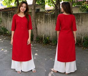 PRICE DROP🚨Red Embroidered Kurti