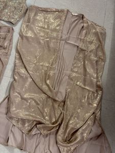 Shimmering Gold Ethnic Co-ord Set