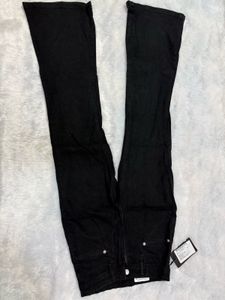 Black bootcut jeans