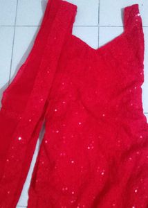 Sparkling Red Sequin Dress