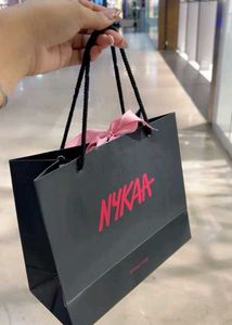 Set of 2 Nykaa Shopping  / Gift Bags with Ribbons