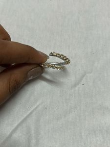 Sparkling Dual Tone Ring