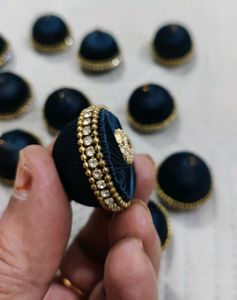 Embellished Fabric Silk Thread  Craft material)