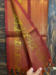 Pure silk Dupatta from Kerala Temple